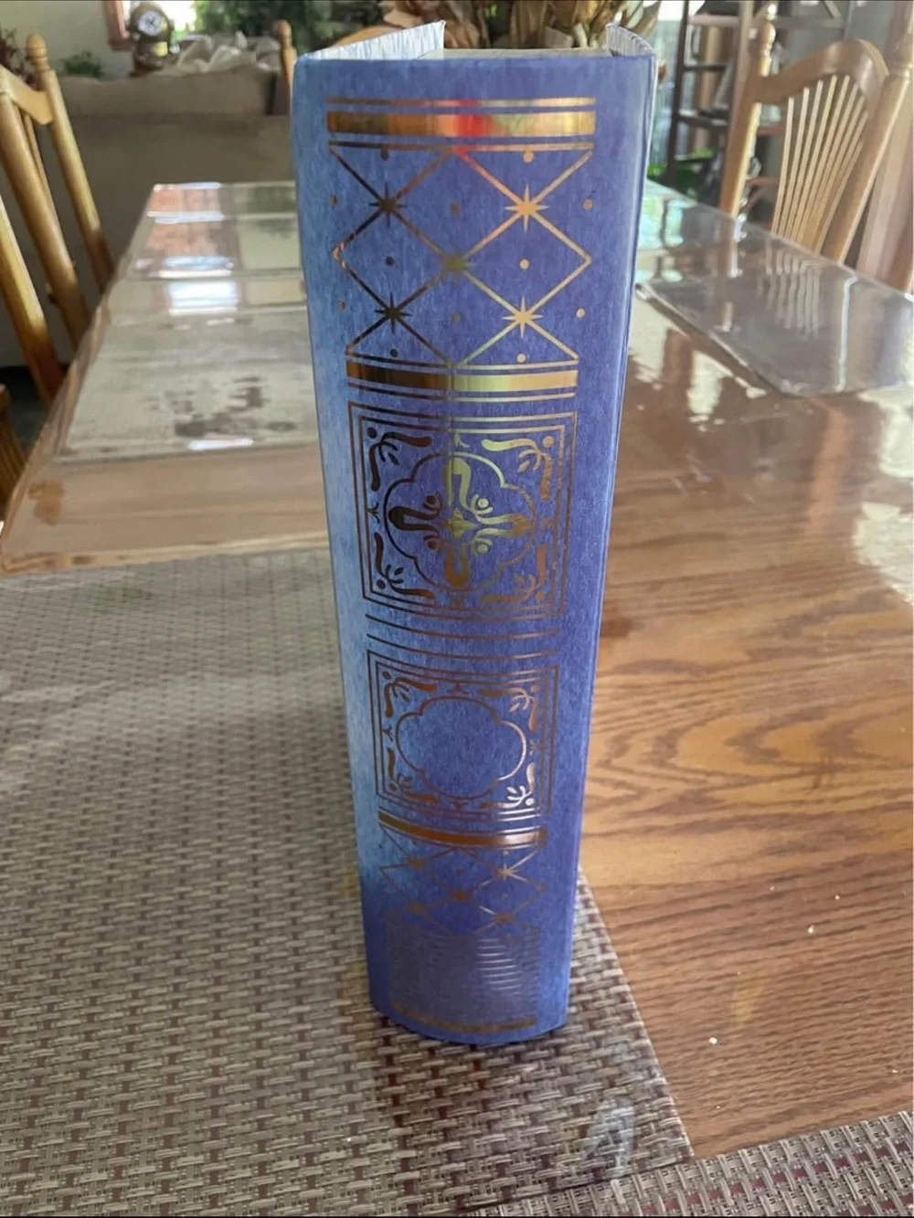 Decorative Blue and White Patterned Home Accent Box